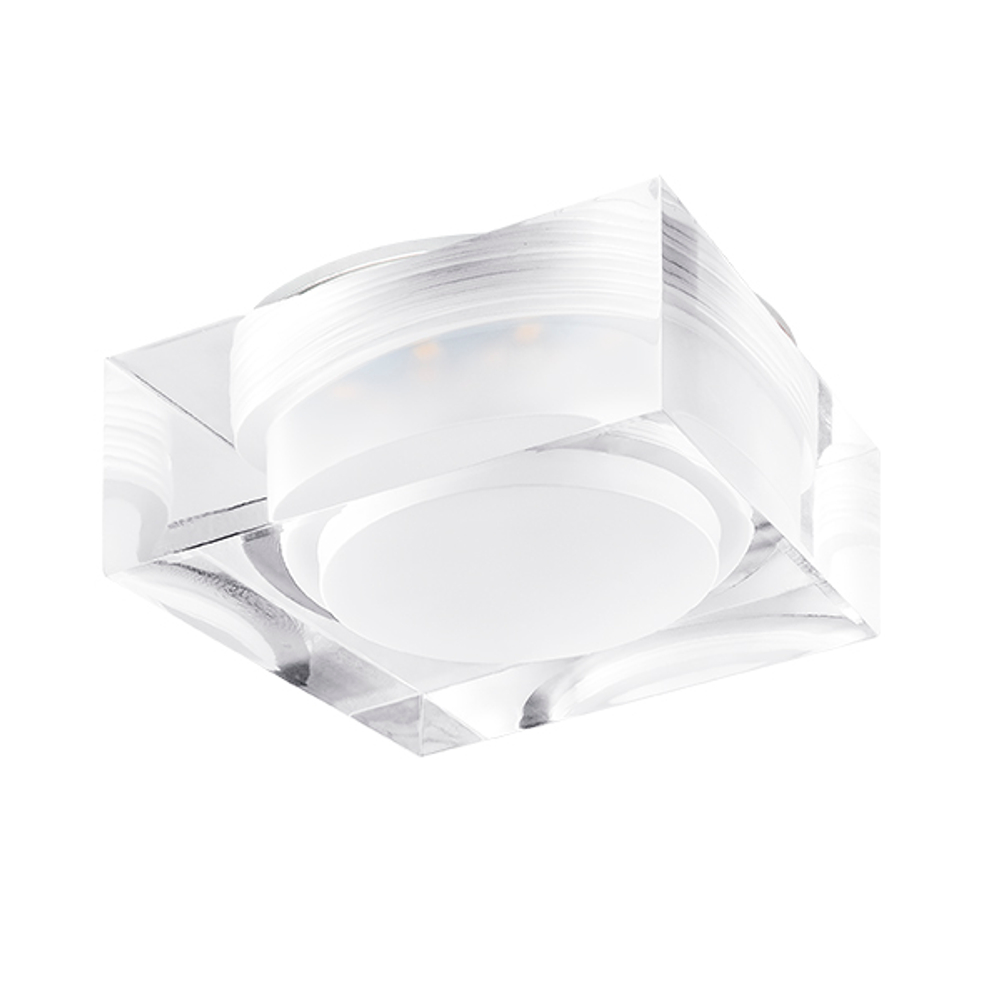 070244 Светильник ARTICO QUA LED 5W 400LM ХРОМ/ПРОЗРАЧНЫЙ/МАТОВЫЙ 4000K