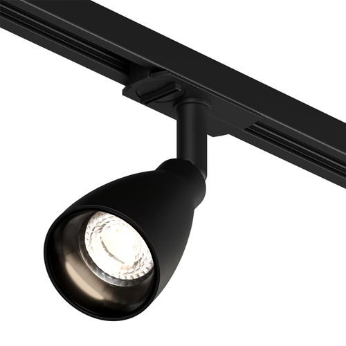Купить DK6050-BK Трековый светильник IP 20, 15 Вт, GU10, черный, алюминий, пластик