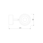 Настенный светильник Oriol LED белый MRL LED 1018