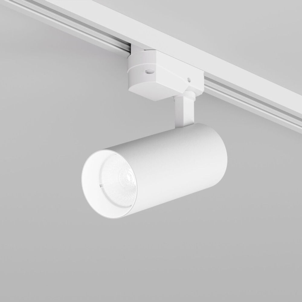 DK6452-WH Трековый светильник SOLID KOPER, 135мм, d60, 220V, LED 4000K, 15W, IP20, белый, алюминий