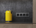 AF250654 Рамка ALFA Qubi (Антрацит серый) 4-ая