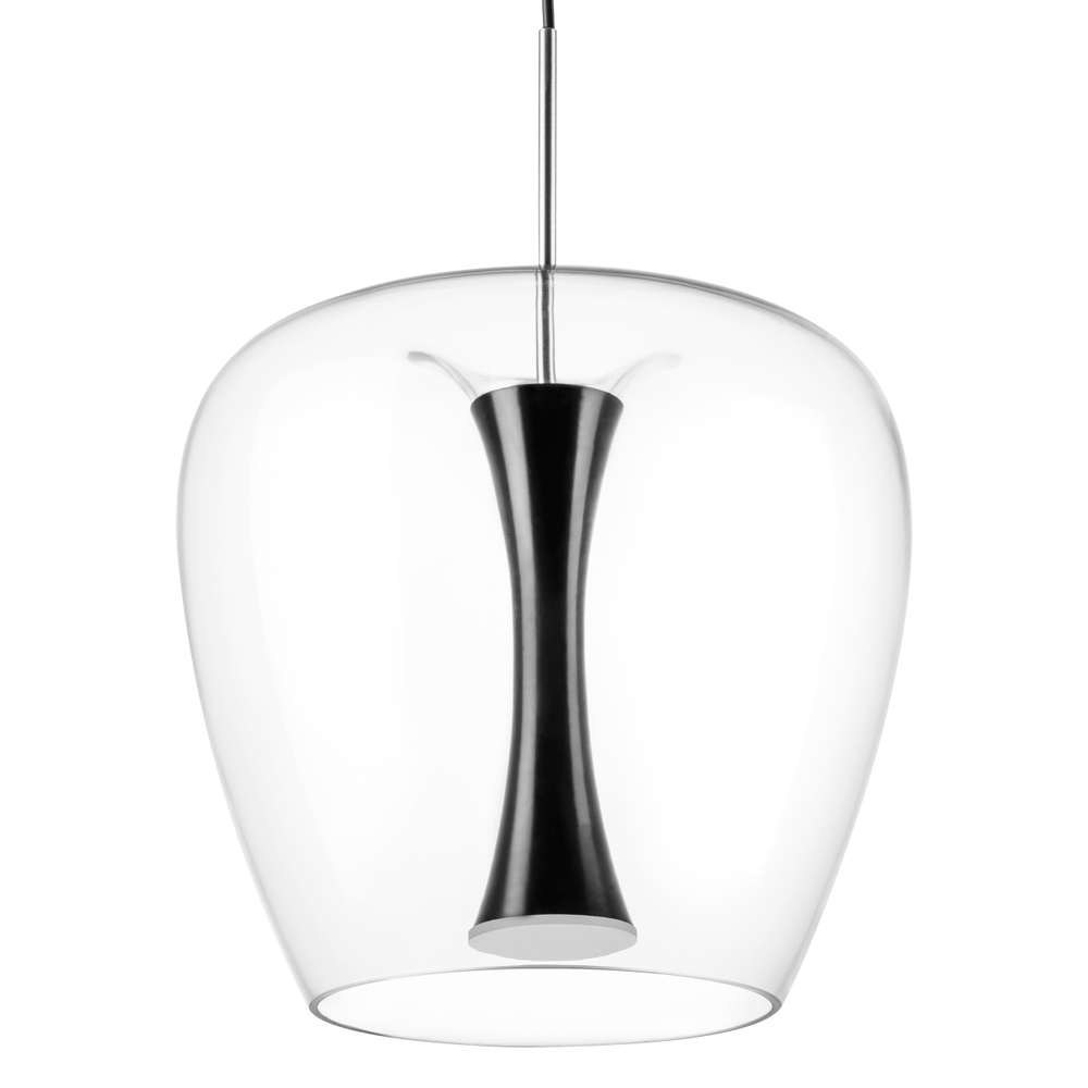 804207 Люстра CUPOLA LED 10W 500LM АЛЮМИНИЙ/ЧЕРНЫЙ 3000K