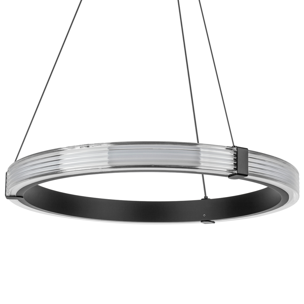 736267 Люстра ROTONDA 30W LED 1474LM 360G ЧЕРНЫЙ 3000K