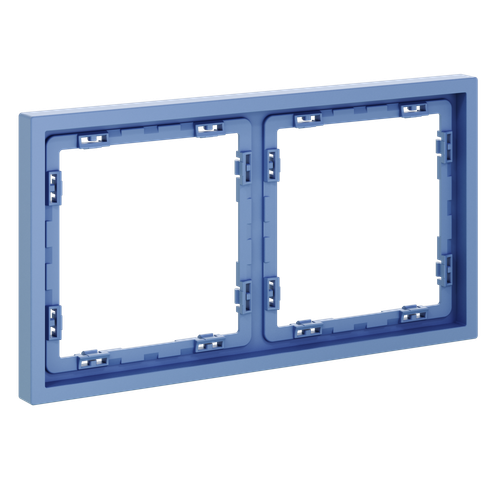 Купить Рамка пластиковая VOLTUM S70 на 2 поста, (деним)