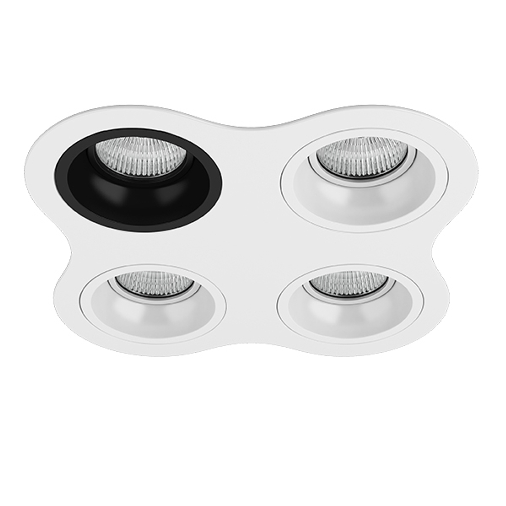 D64607060606 Светильник DOMINO ROUND МR16 (214646+214607+214606+214606+214606)