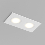 Встраиваемый влагозащищенный светильник PORT, 2?15 Вт макс., LED, GU5.3, IP65, корпус из полимера, цвет белый