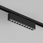 DK6444-BK Поворотный однофазный трековый светильник EDDER со светодиодом L273mm 220V 20W 30° 4000K IP20 черный алюминий