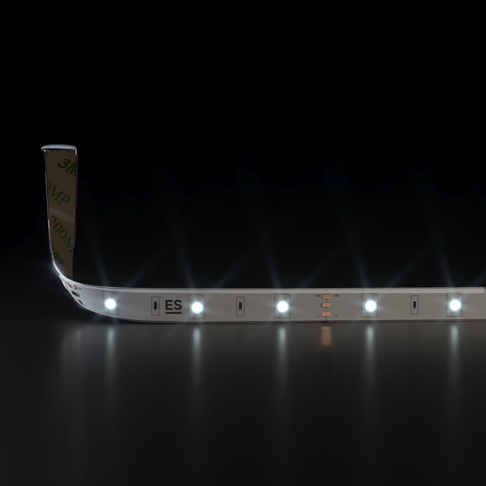 Светодиодная лента 12 В 7,2 Вт/м 30 Led/м 5050 IP65, дневной белый 4200К, 5 м Лента светодиодная 12V 7,2W 30Led 5050 IP65 дневной белый, 5м