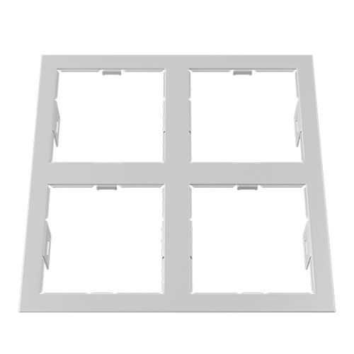 Купить 214546 Рамка DOMINO QUADRO 2х2 MR16 БЕЛЫЙ