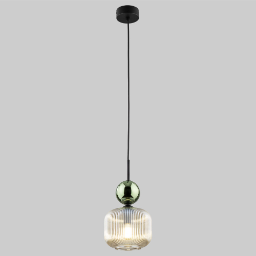 Купить Подвесной светильник со стеклянным плафоном 11144 Sophia Green Cognac