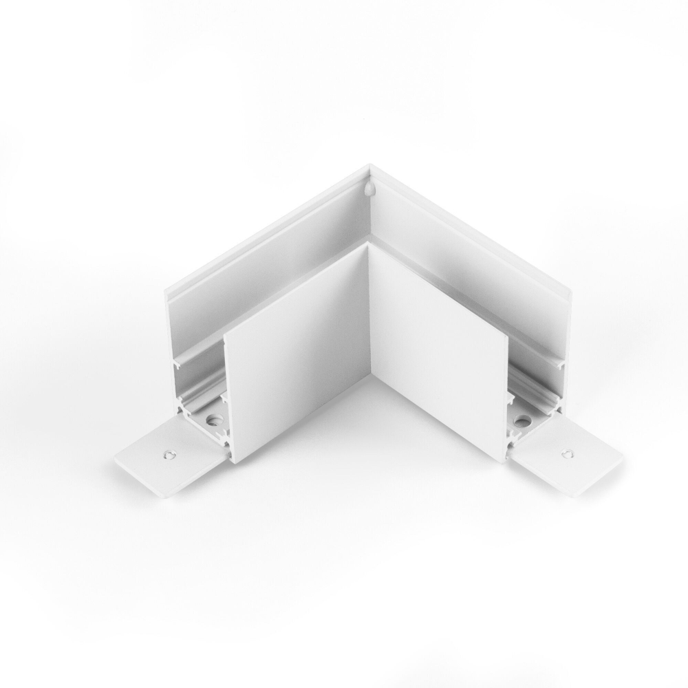 Slim Magnetic Коннектор угловой для накладного шинопровода белый 85090/11 85090/11