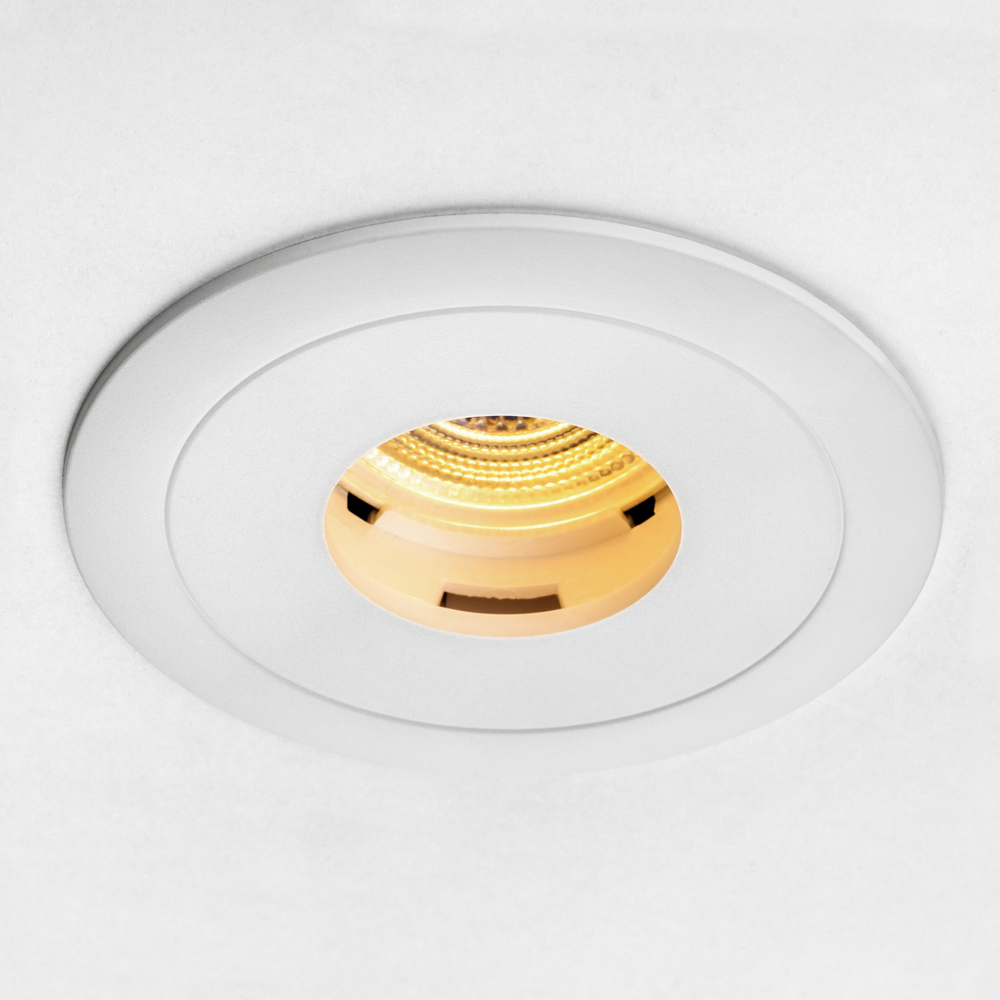 012206 Рамка (светильник) PVC д/LED-модулей 941хх и LED-ламп D50мм ANELLO ROUND БЕЛЫЙ