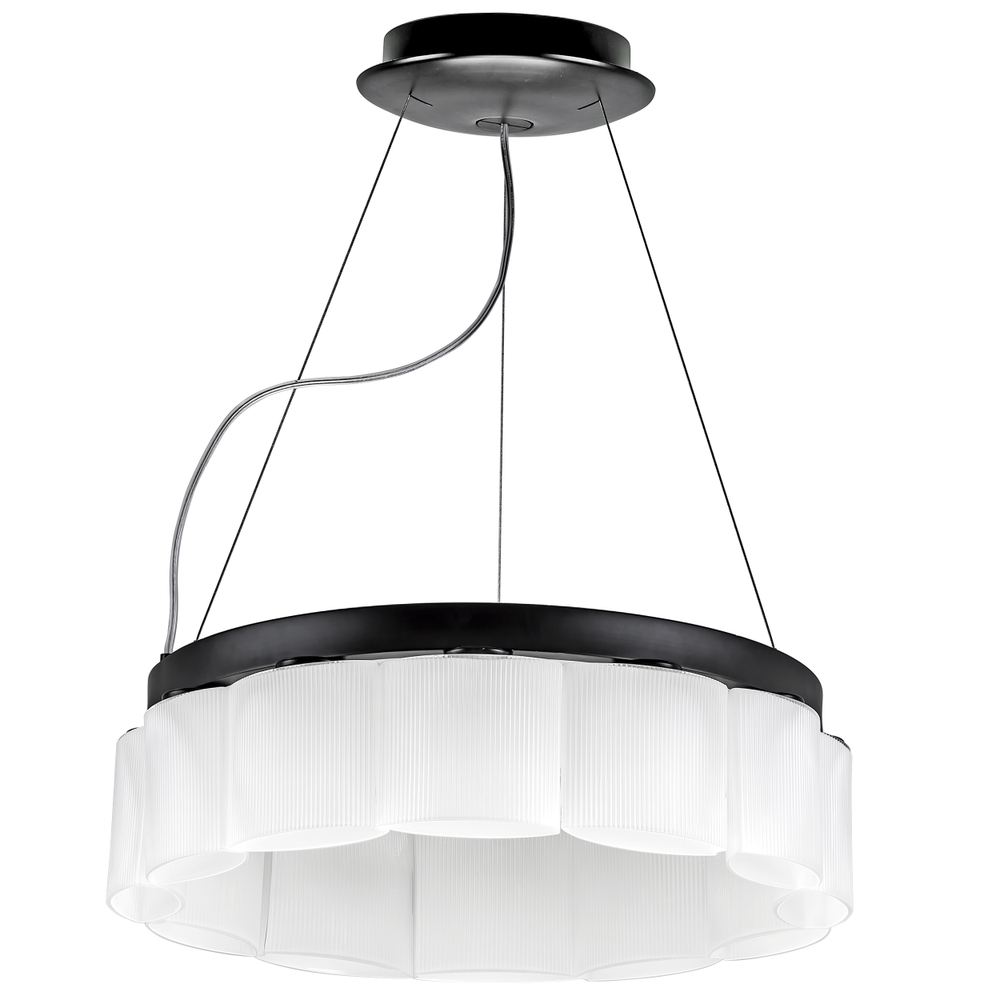812126 Люстра NIBBLER 12х6W(Led) G9 ЧЕРНЫЙ/БЕЛЫЙ