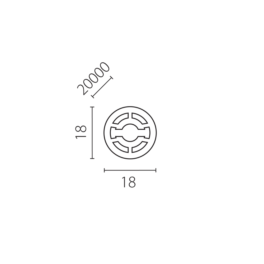 441820 Профиль круглый силиконовый PROFILED 20m/roll D18 д/LED ленты