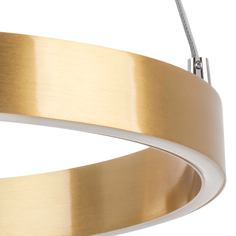 748013 Люстра SATURNO LED 24W 1600LM 70G ЗОЛОТО 3000-6000K