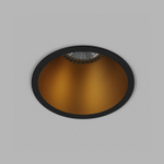DK3026-BG Встраиваемый светильник, IP 20, 10 Вт, GU5.3, LED, черный/золотой, пластик