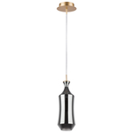 808038 Подвес FORMA 1х10W (led) E14 ШАМПАНЬ/ДЫМЧАТЫЙ