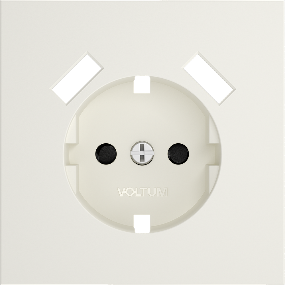 Накладка для розетки с заземлением и защитными шторками, с USB A+A, S70 (хлопок)