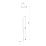 Подвесной светодиодный светильник Flinn 4W 4000К белый 50263 LED