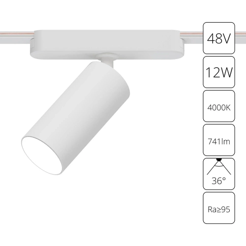 Купить Магнитный трековый светильник Arte Lamp RAPID A6158PL-1WH