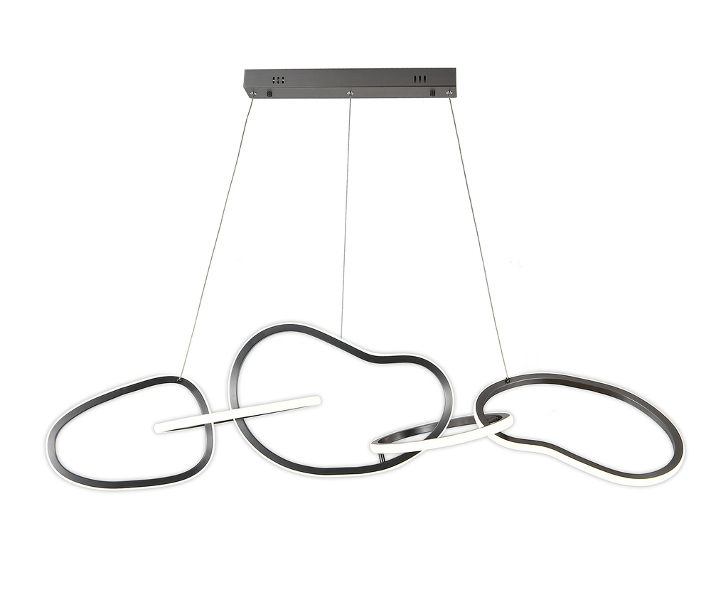 07609-5AL,12 Люстра Сена матовый никель Led 100W
