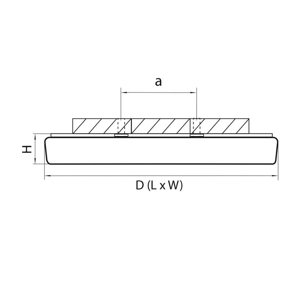 324062 Светильник ZOCCO QUA LED 6W 450LM 3000K