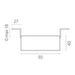 G214607 Светильник DOMINO ROUND MR16 ЧЁРНЫЙ (214610+214607)