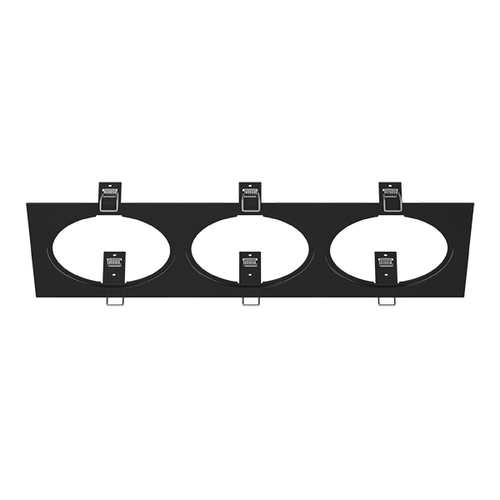 Купить 217837 Рамка INTERO 111 Triple QUADRO ЧЕРНЫЙ