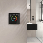 Умный сенсорный терморегулятор Werkel Wi-Fi 3500W IP20 W1851108 черный