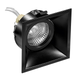 214507 Светильник DOMINO QUADRO MR16 ЧЕРНЫЙ