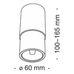 Потолочный светильник Technical C033WL-01W