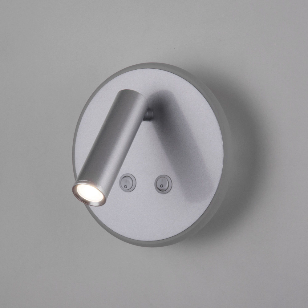 Настенный светодиодный светильник Tera LED серебро Tera LED серебро (MRL LED 1014)