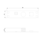 Выключатель с датчиком касания с функцией диммирования 12/24V 60/120W 95001/01