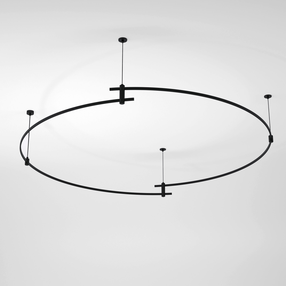 Esthetic Magnetic Шинопровод Round черный Ø1800 85218/00