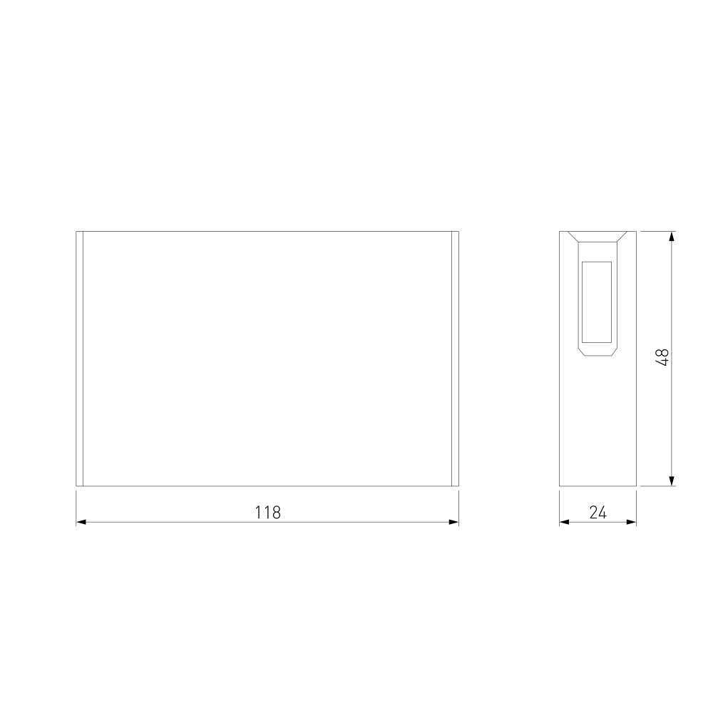 Esthetic Magnetic Трековый светильник 6W 3000K (чёрный) 85120/01