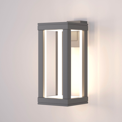 Купить Уличный настенный светодиодный светильник Frame LED IP54 1527 TECHNO LED серый