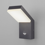 Уличный настенный светодиодный светильник Sensor IP54 с датчиком движения 1541 TECHNO LED серый