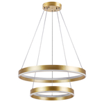 736422 Люстра ROTONDA 165W LED 7920LM 120G ЗОЛОТО 3000-6000K