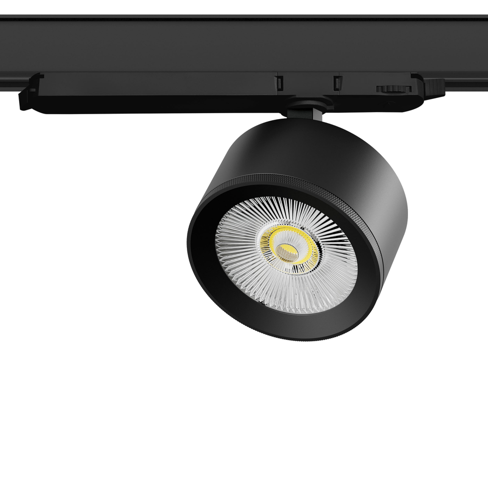 A5547DALI Светильник ALTA PRO для трековой системы Quattro с управлением DALI LED 15W 1700LM 36G ЧЕРНЫЙ 4000K с адаптером (215547 + 594067)