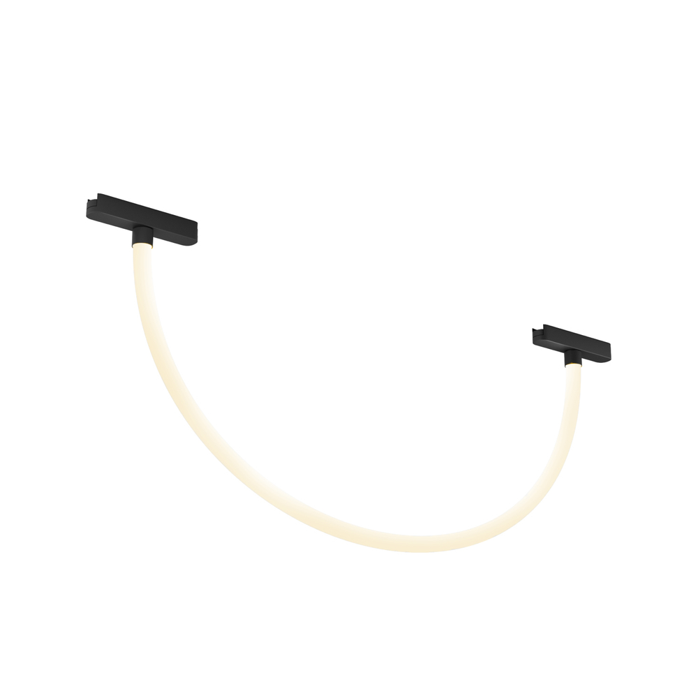 DK5327-BK Светильник для трека Air, серия Ray 3000 со светодиодом, ?22*L1000MM, 48V DC, 12W, RA?90, 360°, 3000K, IP20, черный, алюминий