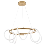 Подвесная люстра Arte Lamp KLIMT A2850LM-75PB
