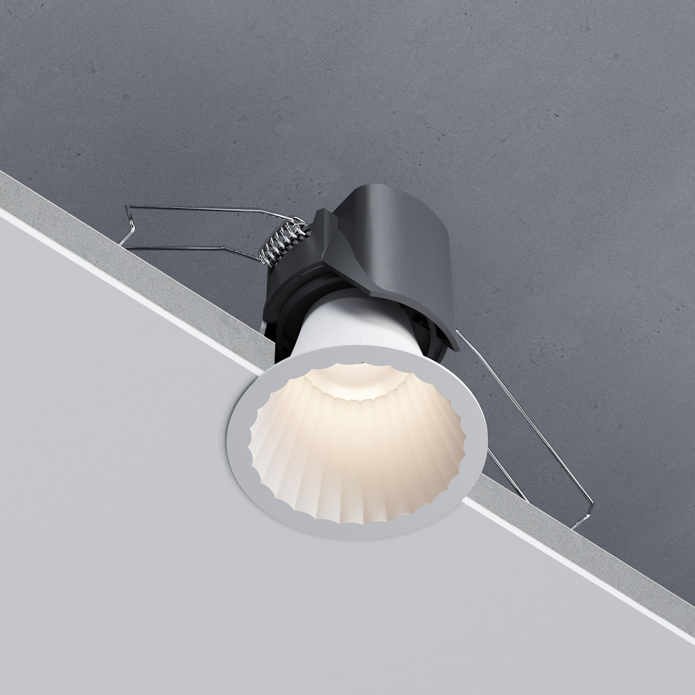 Светильник встраиваемый светодиодный Arco 12W 3000K белый IP44 15274/LED