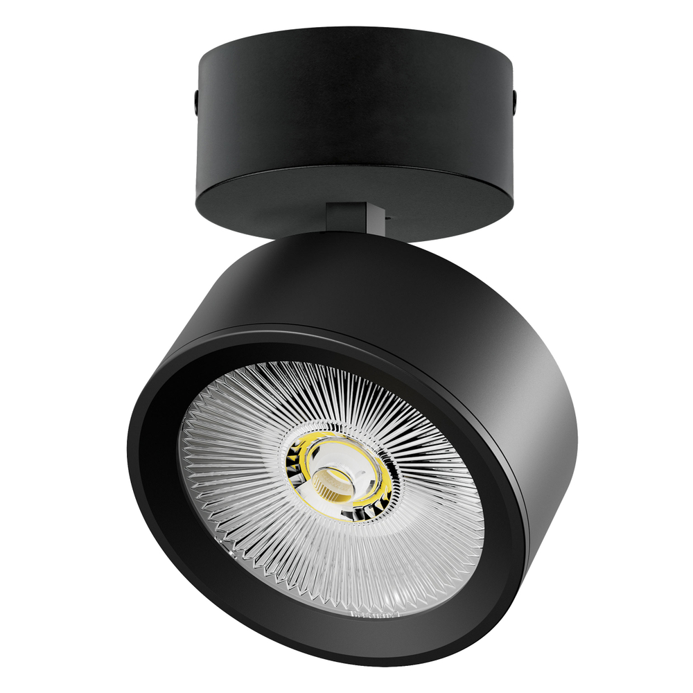 A5647SO Светильник ALTA PRO накладной LED 30W 3510LM 36G ЧЕРНЫЙ 4000K с накл. чашей (215647 + 215017 + 215010-30)