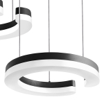 763337 Подвес UNITARIO 34.5W LED 3795LM ЧЕРНЫЙ МАТОВЫЙ 3000K