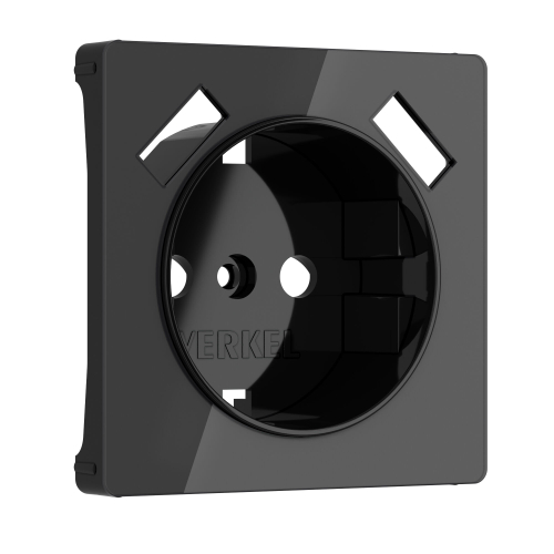 Купить Накладка для розетки USB (черный акрил) W1179548