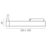 259447 Светильник 48V угловой д/трека UNO LED 24W 1600LM 90G ANTIGLARE ЧЕРНЫЙ МАТОВЫЙ 4000K