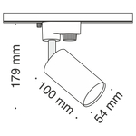 Трековый светильник Technical TR002-1-GU10-W