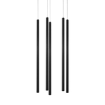 L5T747347 Люстра TUBO LED 25W 1600LM 25G ЧЕРНЫЙ 4000K (574727+747347 (5шт)