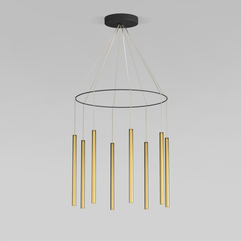 Светодиодный подвесной светильник в цвете латунь 301101 LED латунь