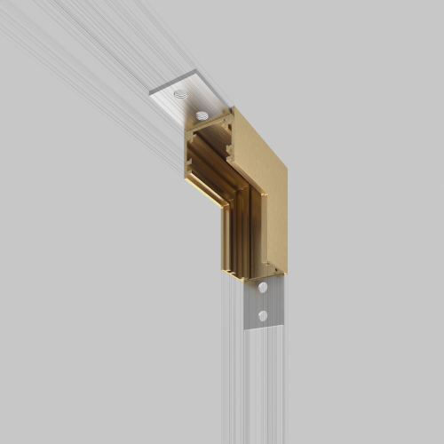 Купить Brass Line Коннектор угловой внутренний для накладного шинопровода латунь 85225/00
